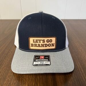 Navy and Gray “Let’s Go Brandon” Trucker Hat